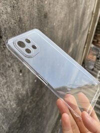 Ốp lưng silicon cho Xiaomi Mi 11 Lite 5G NE - hãng Gor trong suốt, bảo vệ camera Hàng nhập khẩu