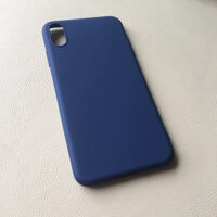 Ốp lưng silicon dẻo cho IPhone XS Max - xanh than