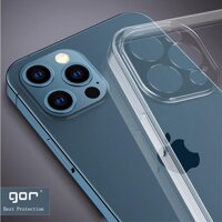 Ốp lưng silicon Gor cho Apple iPhone 13 Series- siêu mỏng, có gờ bảo vệ camera- Hàng nhập khẩu - 13 Pro 6.1