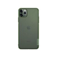 Ốp lưng Silicon Nillkin cho  iPhone 11 11 Pro11 Pro Max xanh rêu Hiệu Nillkin - Hàng chính hãng - iP11 Pro 5.8
