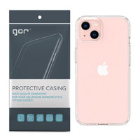 Ốp Lưng Silicon TPU trong suốt GOR cho iPhone 11  12  13 Mini  13  13 Pro  13 Pro Max- Hàng Chính Hãng - iPhone 12