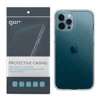 Ốp Lưng Silicon TPU trong suốt GOR cho iPhone 12 Mini  12  12 Pro  12 Pro Max - Hàng Nhập Khẩu - iPhone 12 Pro Max