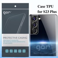 Ốp Lưng Silicone TPU Trong Suốt GOR Dành Cho Samsung Galaxy S23 Ultra  S23 Plus  S23 - Hàng Chính Hãng - Samsung Galaxy S23 Plus