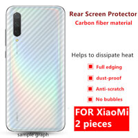 Ốp Lưng Sợi Carbon 3D Phim Bảo Vệ Cho Xiaomi Mi F1/Max/Max2/Max3/Mix/Mit2/2 S/Mim3/Note/Note2/Note3/Play/Black Shack/Black Shack 2/Black Shack 2 Pro 2 Pcs Mềm Bảo Vệ Màn Hình Phía Sau