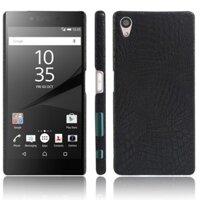 Ốp Lưng Sony Xperia Z5 Vân Cá Sấu Màu Đen