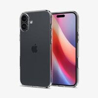 Ốp lưng Spigen Iphone 16 Plus 6.7” (2024) Liquid Crystal Crystal Clear – Acs08064