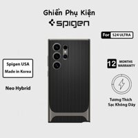 Ốp Lưng Spigen Neo Hybrid Gunmetal Samsung Galaxy S23 Ultra