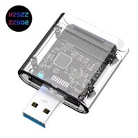 Ốp lưng SSD M2 NGFF M.2 sang USB 3.0 Gen1 5Gbps Vỏ SSD tốc độ cao cho SATA M.2 NGFF SSD 2230 2242 2260 2280 SSD