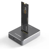 Ốp lưng SSD M2 NVMe / SATA Vỏ 10Gbps HDD Docking Station M.2 Bộ chuyển đổi cơ sở NVMe SSD Giao thức kép Vỏ đĩa cứng di động thể rắn USB C