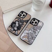 Ốp lưng sư tử cổ Trung Quốc có chức năng từ tính Vỏ bảo vệ điện thoại di động, Thích hợp cho iPhone 16 15 14 13 12 11 Pro Max Plus Pro