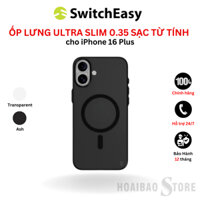 Ốp lưng Switcheasy cho iPhone 16 Plus Ultra Slim 0.35 Sạc Từ tính mỏng nhẹ