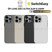 Ốp Lưng SwitchEasy Siêu Mỏng 0.35 Ultra Slim Dành Cho iPhone 16 Pro Max / 16 Pro / 16 Plus / 16, iPhone 15 Series