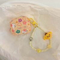 Ốp lưng tai nghe Hello Kitty hoạt hình dễ thương tương thích cho AirPods Pro2 1 2 3 4 thế hệ
