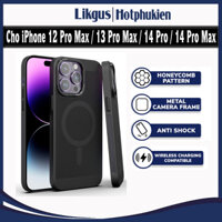 Ốp lưng tản nhiệt từ tính cho iPhone 12 / 13 / 14 Pro / 14 15 16 Pro Max hỗ trợ sạc không dây & tản nhiệt Likgus Cooling