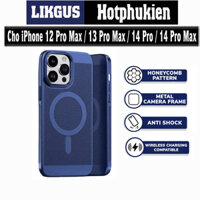 Ốp lưng tản nhiệt từ tính cho iPhone 12 / 13 / 14 Pro / 14 15 16 Pro Max hỗ trợ sạc không dây hiệu Likgus
