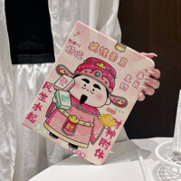 Ốp lưng thần tài ipad pro11 2022 2024 air4 / 5 / 6 mini6 / 7 làm giàu họa tiết lụa ipad sách khe cắm hộp đựng gen5 / 6 / 7 / 8 / 9 / 10