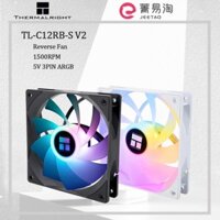 Ốp lưng Thermalright TL-C12RB-S V2 TL-C12RW-S V2 Quạt làm mát ngược 5V 3PIN ARGB PWM Im lặng 1500RPM 120mm Vỏ làm mát CPU không khí
