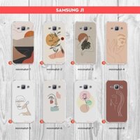 Ốp lưng thiết kế đơn giản cho điện thoại Samsung Galaxy J1 (2015)/ J1 (2016)/ J1 mini chất liệu silicon trong suốt