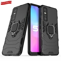 Ốp Lưng Tpu 2 Trong 1 Có Giá Đỡ Cho Vivo Y73S 5g X60 Y52S X50 Pro Plus S7E V20 Se Y20 - Black,For VIVO S7