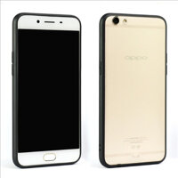Ốp Lưng TPU dẻo Viền Đen Bề mặt nhám chống vân tay, lưng cứng Dành cho OPPO - R7