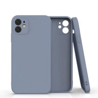 Ốp Lưng TPU Dẻo Viền Vuông Giả iPhone 12 Dành Cho iPhone 6,7,6 Plus,7Plus,X,Xr,Xs Max,11,11 Pro, 11 Pro Max- Hàng Chính Hãng - XÁM XANH - iPhone 11