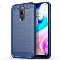 Ốp Lưng TPU Silcone Cho Xiaomi redmi 8 Ốp Lưng Sợi Carbon Sang Trọng Cho xaomi Redmi8 Điện Thoại Chống Sốc Vỏ Mềm Mờ Cản