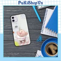 ỐP LƯNG TRÁNG GƯƠNG KÍNH CƯỜNG LỰC IPHONE, SAMSUNG ĐÁNG YÊU HEO LẮC VÒNG - PUKISHOPVN