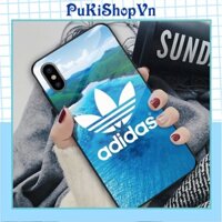 ỐP LƯNG TRÁNG GƯƠNG KÍNH CƯỜNG LỰC IPHONE, SAMSUNG NHIỀU ADIDAS DÒNG SÔNG - PUKISHOPVN