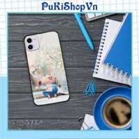 ỐP LƯNG TRÁNG GƯƠNG KÍNH CƯỜNG LỰC IPHONE, SAMSUNG ĐÁNG YÊU HEO HOA BABY - PUKISHOPVN