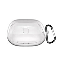 Ốp Lưng Trong Suốt Cho Beats Powerbeats Pro 2, Ốp Lưng TPU Chống Sốc Trong Suốt Mềm Có Móc Khóa-Crystal