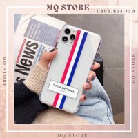 Ốp lưng trong suốt chống sốc cho iPhone 12 Pro Max hiệu Likgus Thom Browne bảo vệ toàn diện, chất liệu cao cấp, thiết kế thời trang - hàng nhập khẩu