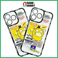 ỐP LƯNG TRONG SUỐT HÌNH PSYDUCK VỊT BỐI RỐI CHO IPHONE 14 PRO/PRO MAX