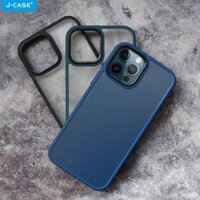 [ỐP LƯNG TRONG VIỀN MÀU] iPhone 13/ 13 Pro/ 13 Pro Max hiệu J-Case
