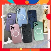 Ốp lưng từ tính cứng siêu mỏng có sạc không dây từ tính Iphone 11/12/13/14/Pro/ProMax/Max/Plus