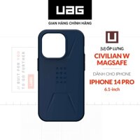 Ốp Lưng UAG CIVILIAN Hỗ Trợ Sạc Khoong Dây Cho iPhone 14 PRO [6.1 INCH]