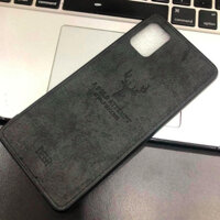 Ốp Lưng Vải Jeans Cho Xiaomi Redmi 9T, POCO M3 - Hàng nhập khẩu - Màu đen
