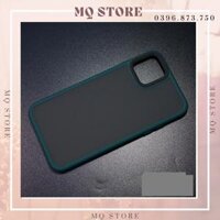 Ốp lưng viền màu lưng nhám trong chống sốc hiệu J-Case dành cho iPhone 11 Pro Max, 12 Pro Max hàng chính hãng - iPhone 11 PRO MAX - xanh rêu