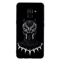 Ốp Lưng Viền TPU cho điện thoại Samsung Galaxy A8 2018 - Black Panther 01