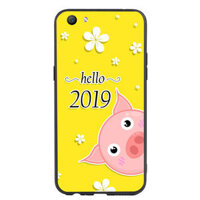 Ốp Lưng Viền TPU cho điện thoại Oppo F3 - Pig 2019