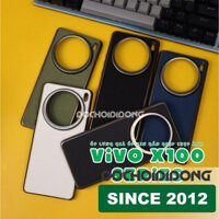 Ốp Lưng Vivo X100 X100s Pro Ultra phong cách ốp grip Xiaomi vân da vân vải
