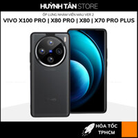 Ốp lưng vivo x200 pro mini x100 pro x80 x70 pro plus chống sốc bảo vệ camera chống vân tay nhám viền màu ver 2