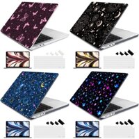 Ốp Lưng Vỏ Cứng Cho MacBook Air M2 M3 M4 A3113 A2681 Pro13 A2338 M1 A2337 Air13 A2179 A1932 A1466 A1369 Pro13 14 AA3112 A3185 2918 A2992 A1708 A2442 A1706 Có Vỏ Bàn Phím