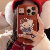 Ốp lưng Waving Cat Wobble Stand iPhone 16 / 15 / 14 / 13 / 12 / 11 Pro Max - Phong cách hoạt hình Nhật Bản & Hàn Quốc dễ thương