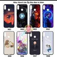 Ốp lưng Wiko View 3 Lite dẻo đen in hình