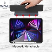 Ốp Lưng Wiwu 2 in 1 Folio Case Cho IPad Gen 10 2022 , Pro 11 inch , Air 4 / 5 M2 / Gen 9 , Bao da Hút nam châm tháo rời