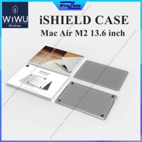 Ốp lưng WIWU iSHIELD Ultra thin Case cho Macbook Air M2 13.6 inch / A2681. Nhám siêu mỏng chống bám vân tay bảo vệ máy