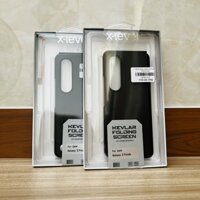 Ốp lưng X-level Kevlar dành cho Galaxy Z Fold 4 chống vân tay - hàng chính hãng - Xanh