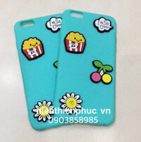 Ốp lưng xanh hoa Iphone 5/6/6Plus/7/7Plus