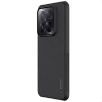 Ốp lưng Xiaomi 14 , Xiaomi 14 Pro (đen) sần viền dẻo thế hệ mới Nillkin Pro