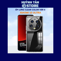 Ốp lưng xiaomi mi 13 ultra chống sốc CLEAR COLOR VER 4 trong suốt không ố vàng bảo vệ camera phụ kiện huỳnh tân store